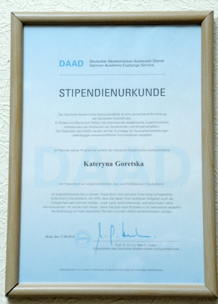 DAAD - KAteryna